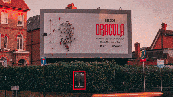Dracula Ad Gets Creepier as the Sun Goes Down